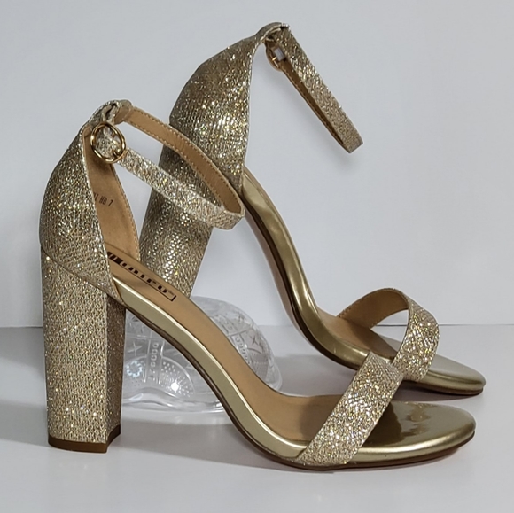 IDIFU Women's IN4 Cookie-HI Chunky High Heel Sandals Open Toe Ankle Strap - Picture 3 of 10